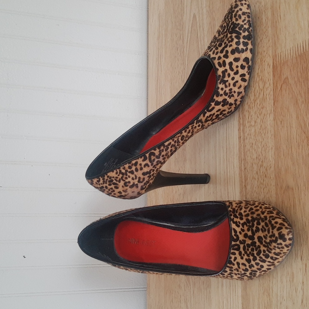 Nine West VTG Women's 9 Cheetah Print Y2K High Heel Pumps